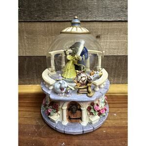 Disney Beauty and the Beast rose garden globe -no Water No Music